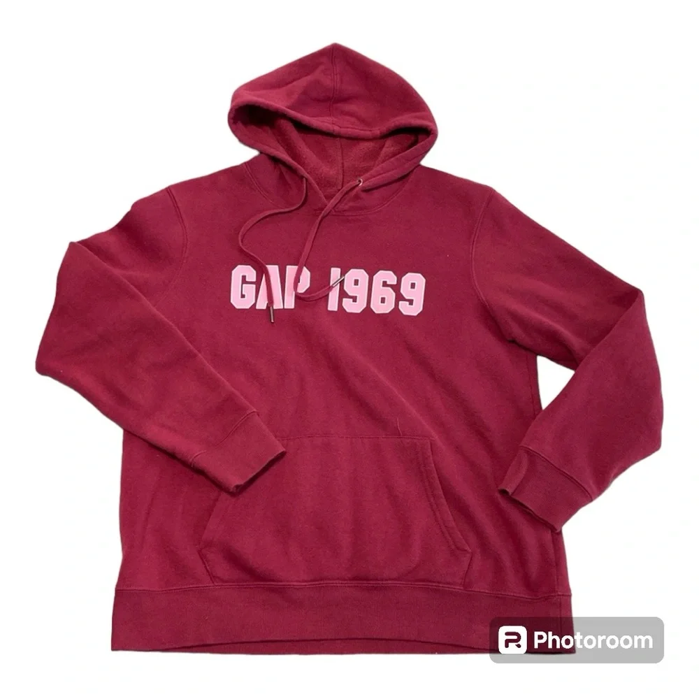 Gap Raspberry Hoodie - Picture 1 of 9